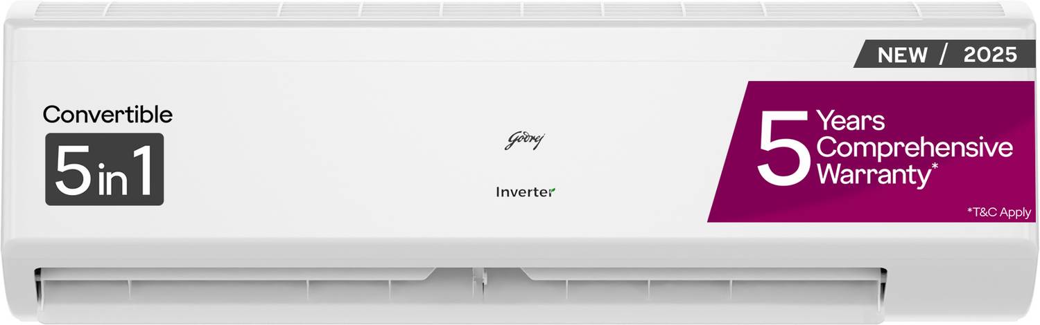 Godrej 2025 Model 1.5 Ton 5 Star Split Inverter Heavy Duty Coolin