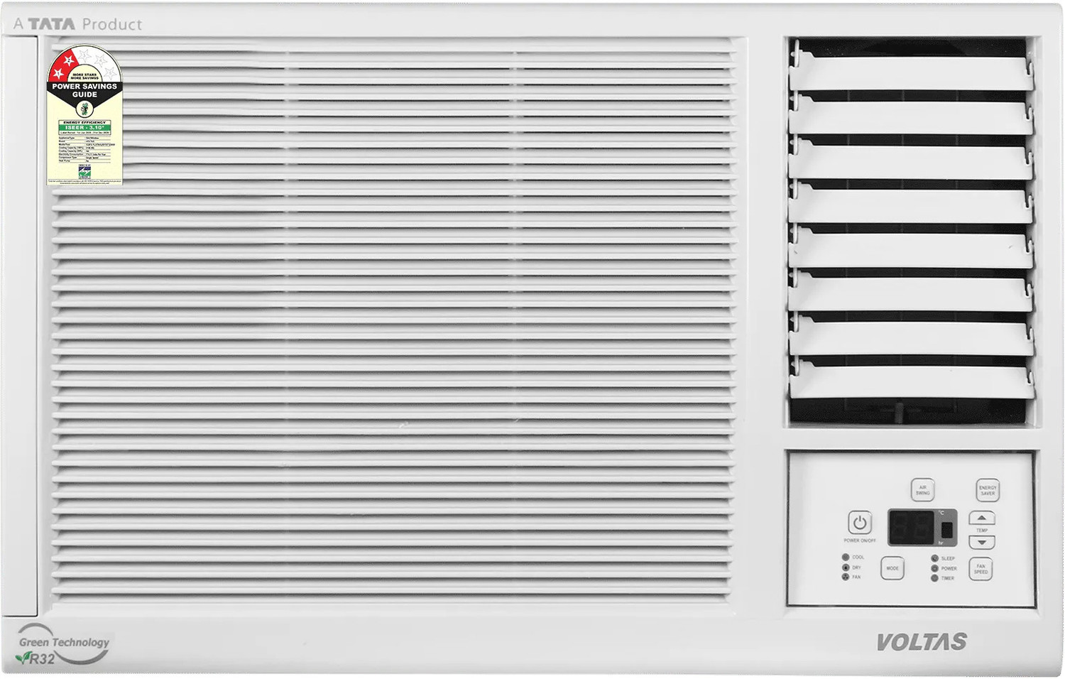 Image of Voltas 2026 Model 1 Ton 2 Star Window Fixed Speed AC
