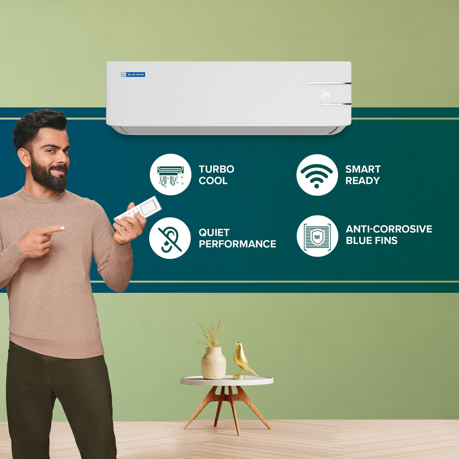 Image of Blue Star 2025 Model 2 Ton 3 Star Split Inverter AC