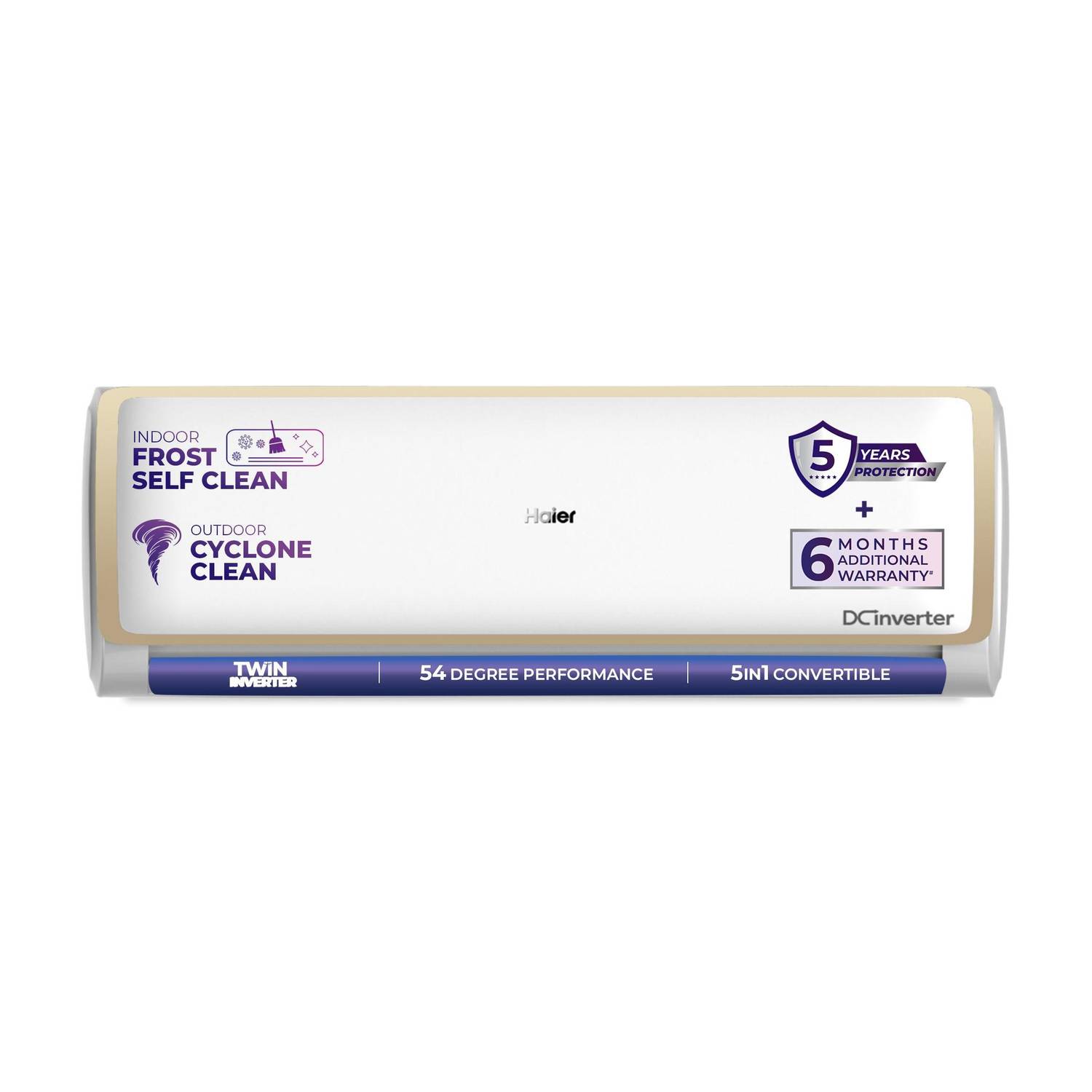 Haier 2026 Model 1.5 Ton 5 Star Split Twin Inverter AC