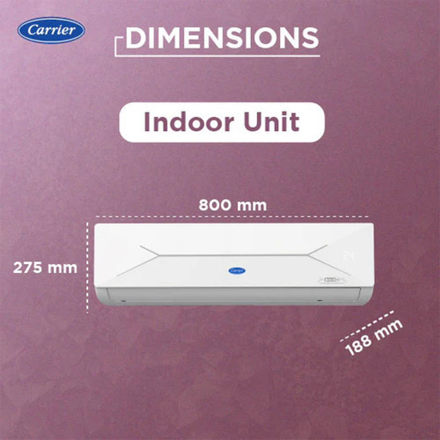 Image of CARRIER 2026 Model 2 Ton 3 Star Split Inverter AC