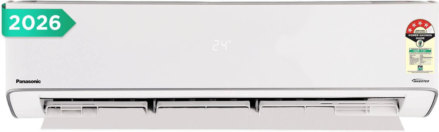 Panasonic 2026 Model 1.5 Ton 4 Star Split Inverter with Wi-fi AC