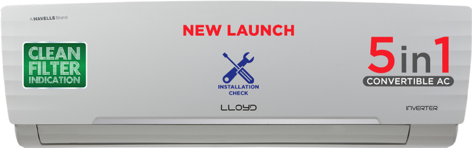 Image of Lloyd 2025 Model 1.5 Ton 5 Star Split Inverter AC