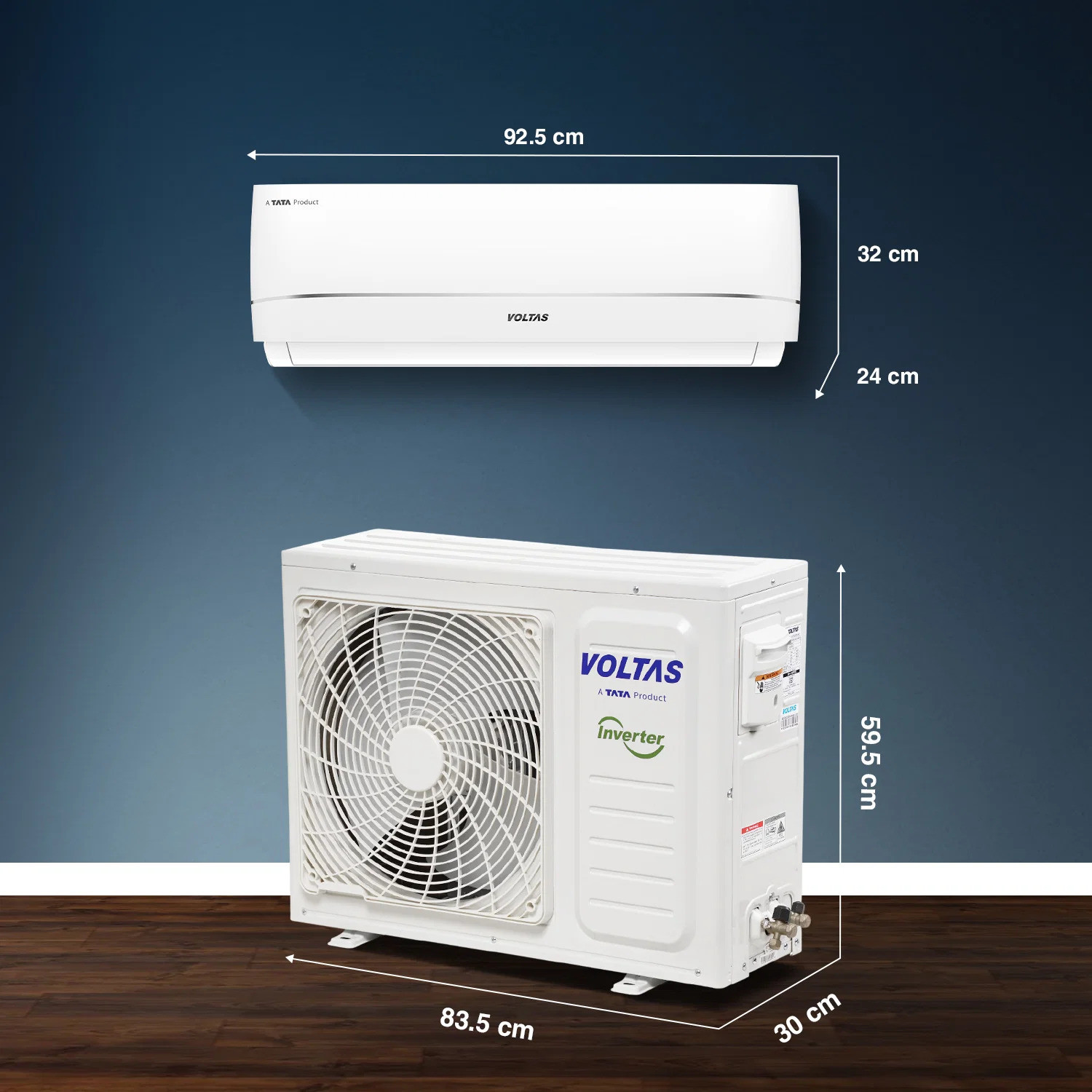 Image of Voltas 2025 Model 1.5 Ton 3 Star Split Inverter AC