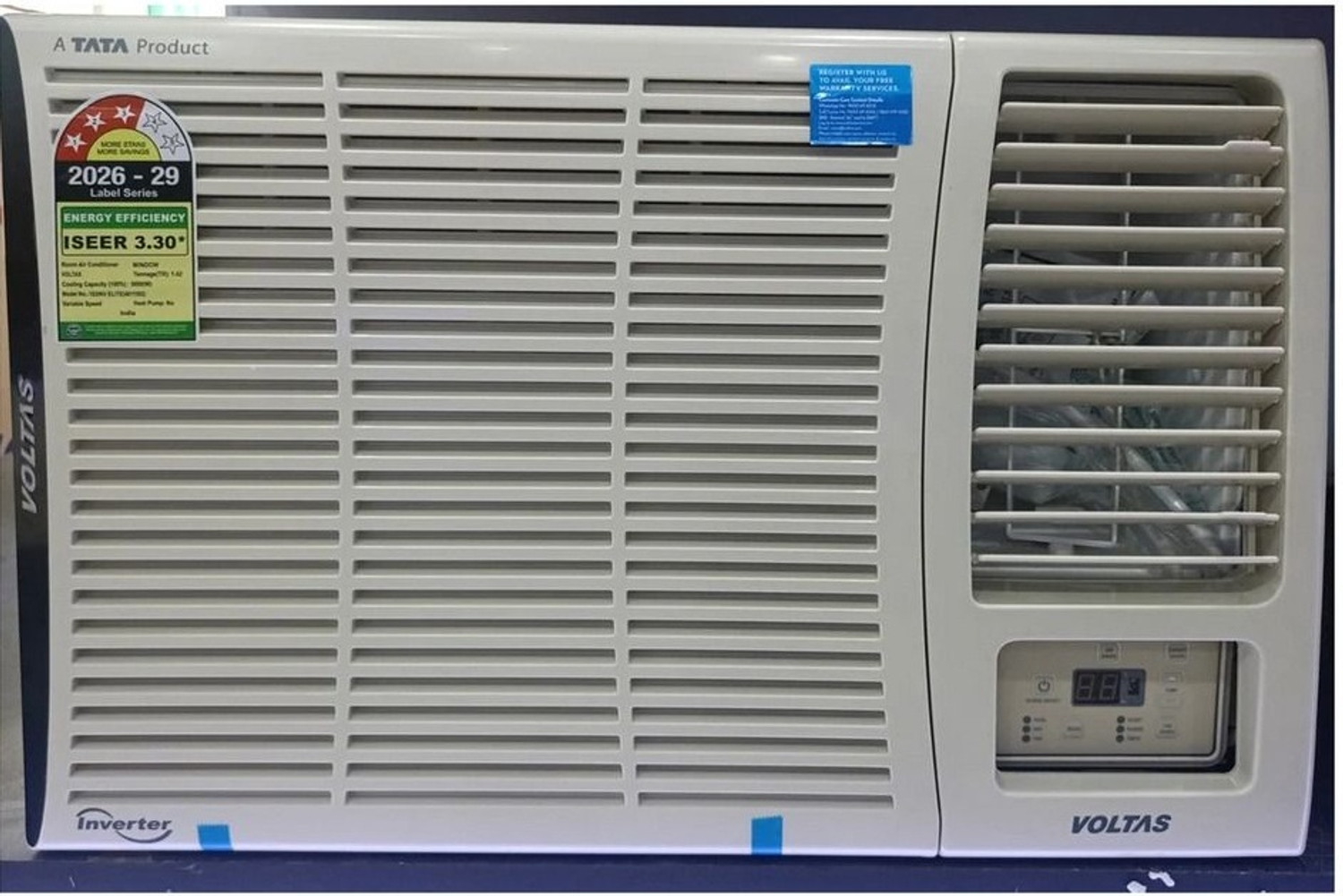 Image of Voltas 2026 Model 1.5 Ton 3 Star Window Inverter AC