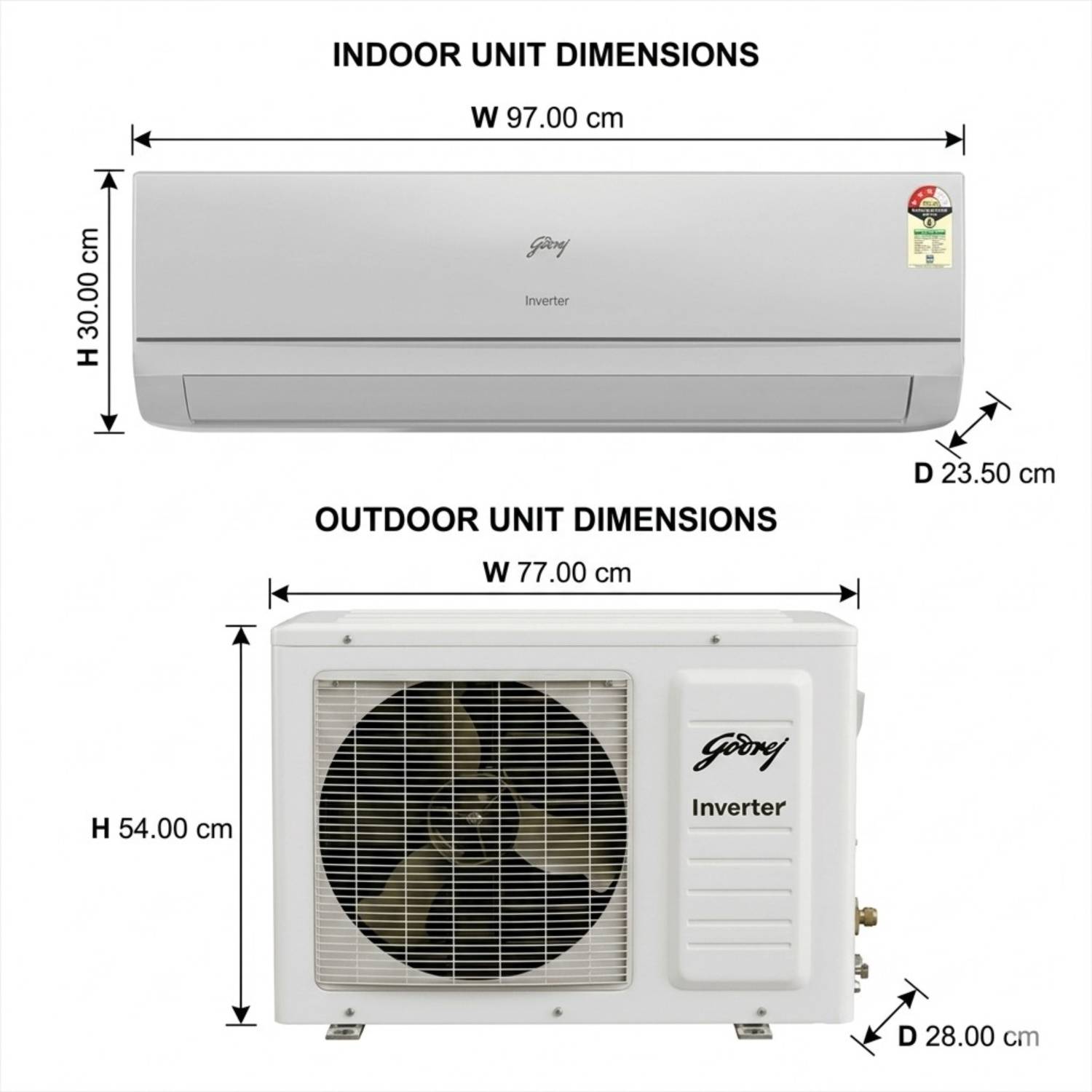 Godrej 2026 1.5 Ton 3 Star Split Inverter AC - Image 5