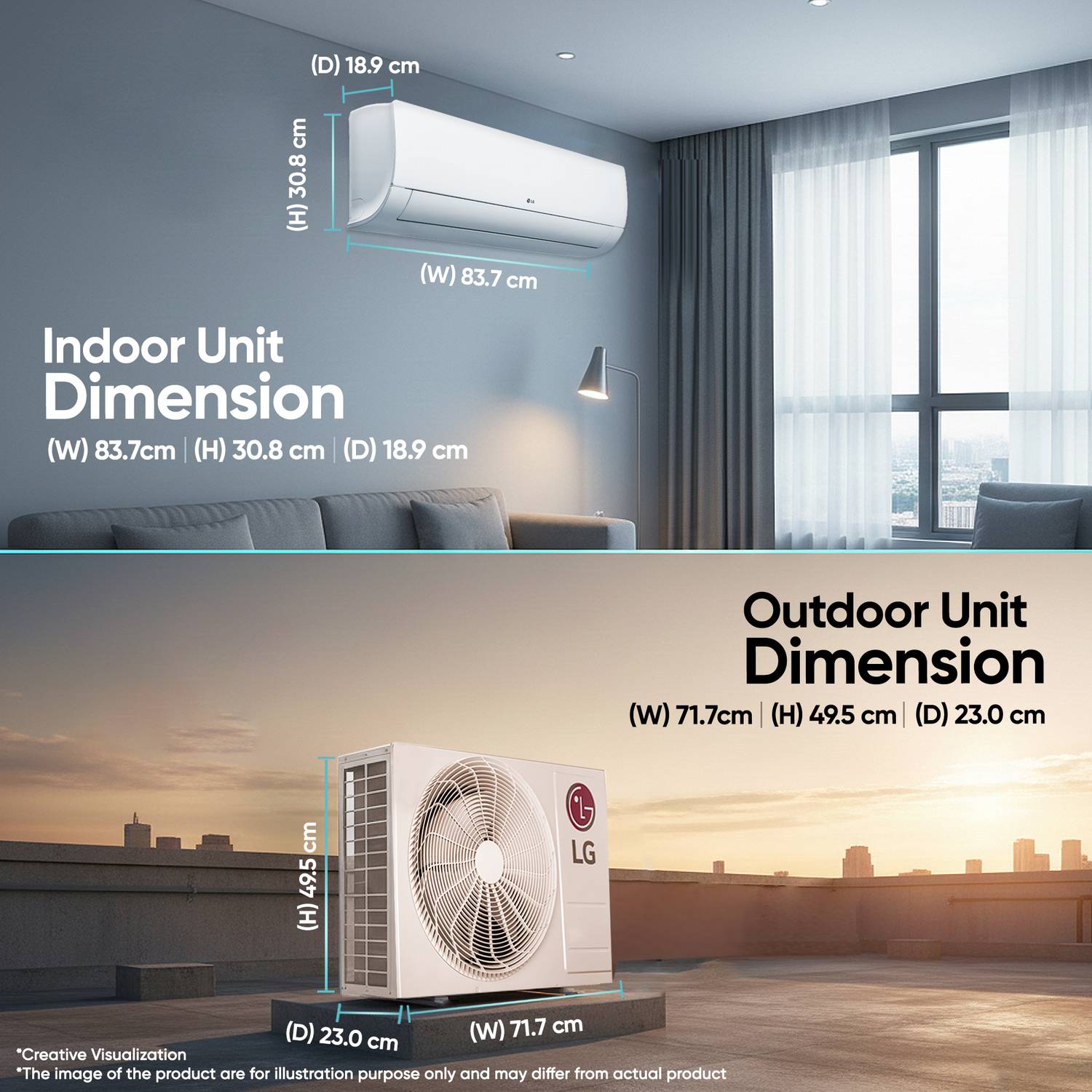 LG 2026 1.5 Ton 3 Star Split Inverter AC - Image 5