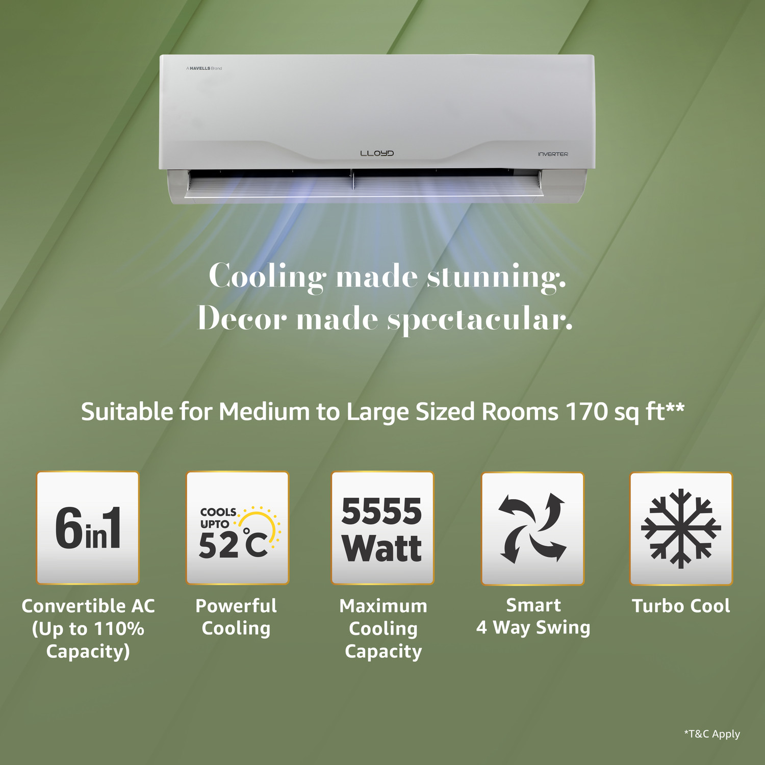 Image of Lloyd 2026 Model 1.5 Ton 4 Star Split Inverter AC