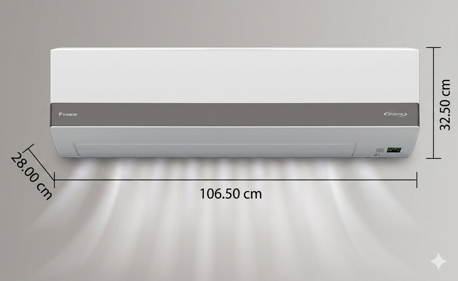 Image of Daikin 2025 Model 1 Ton 5 Star Split Inverter AC