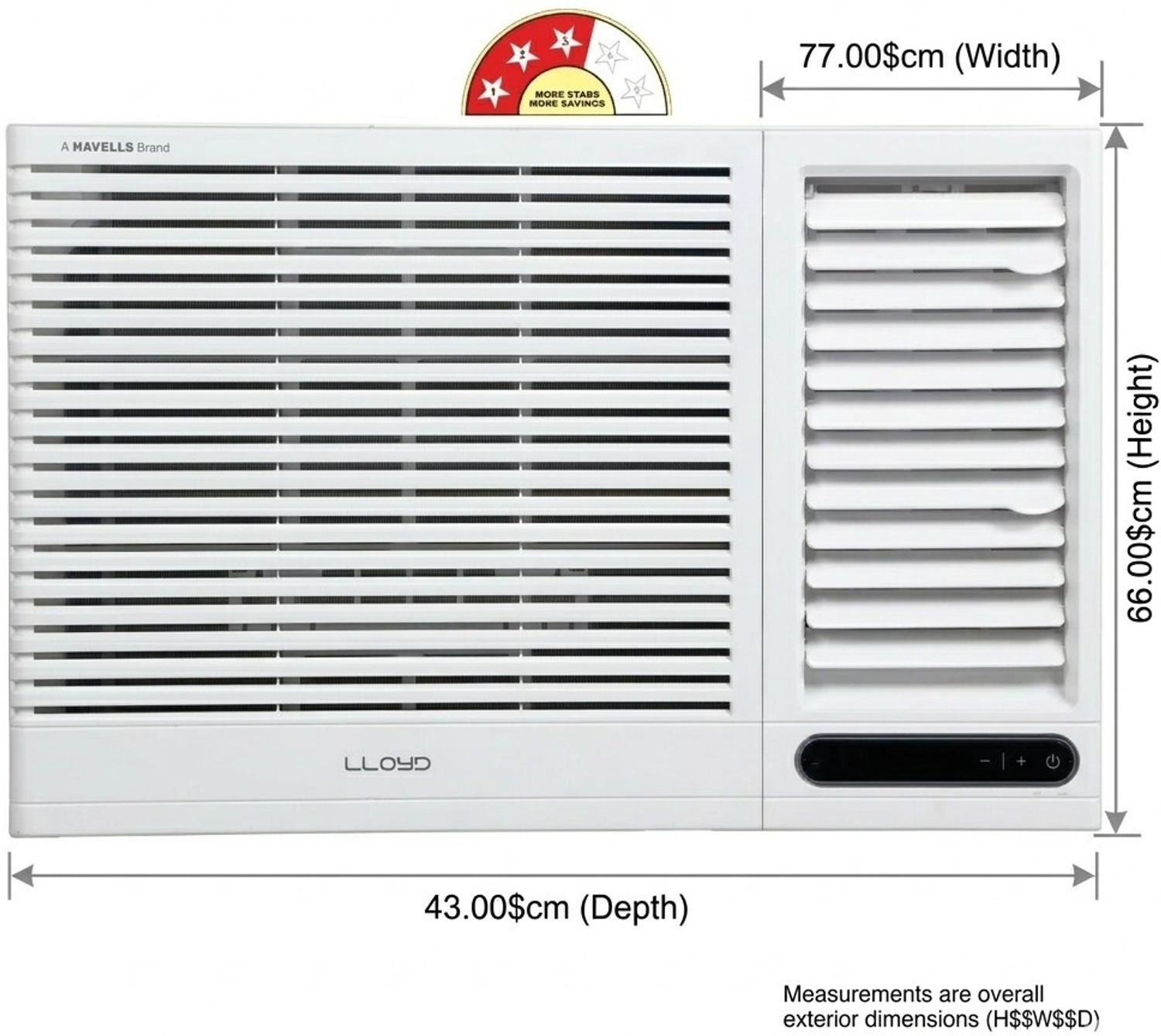 Image of Hitachi 2026 Model 1.5 Ton 3 Star Window Fixed Speed AC