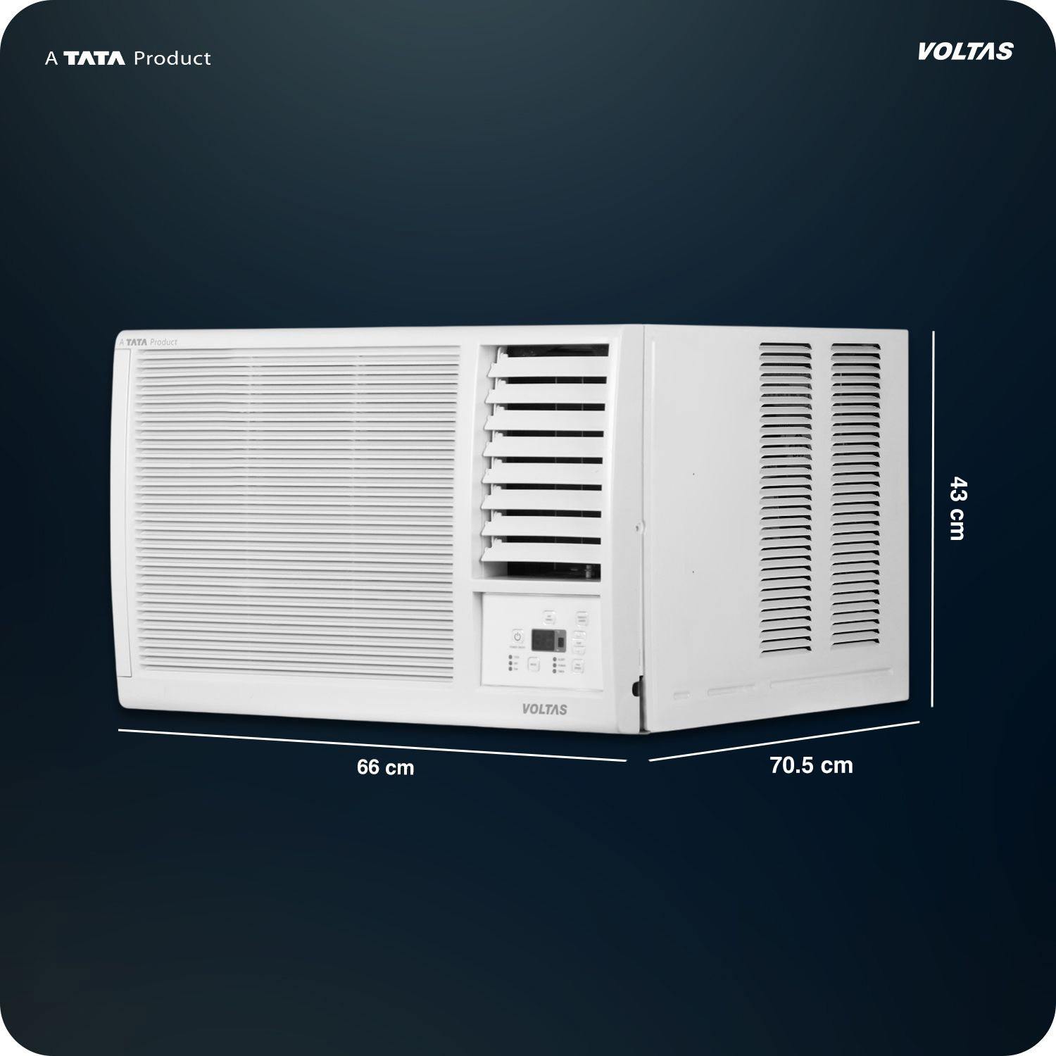 Image of Voltas 2026 Model 1 Ton 2 Star Window Fixed Speed AC
