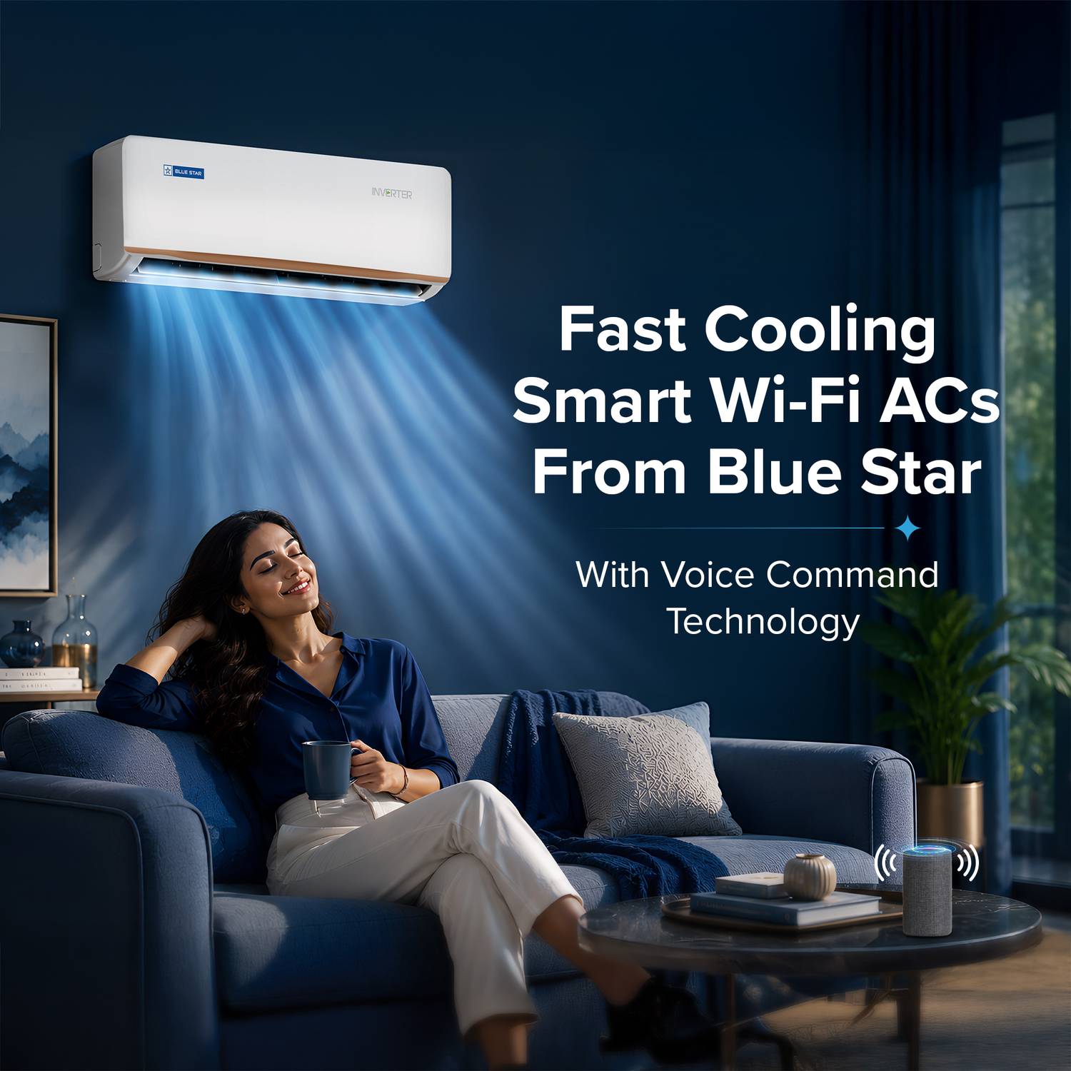 Blue Star 2026 1.5 Ton 4 Star Split Inverter Wi-fi AC - Image 3