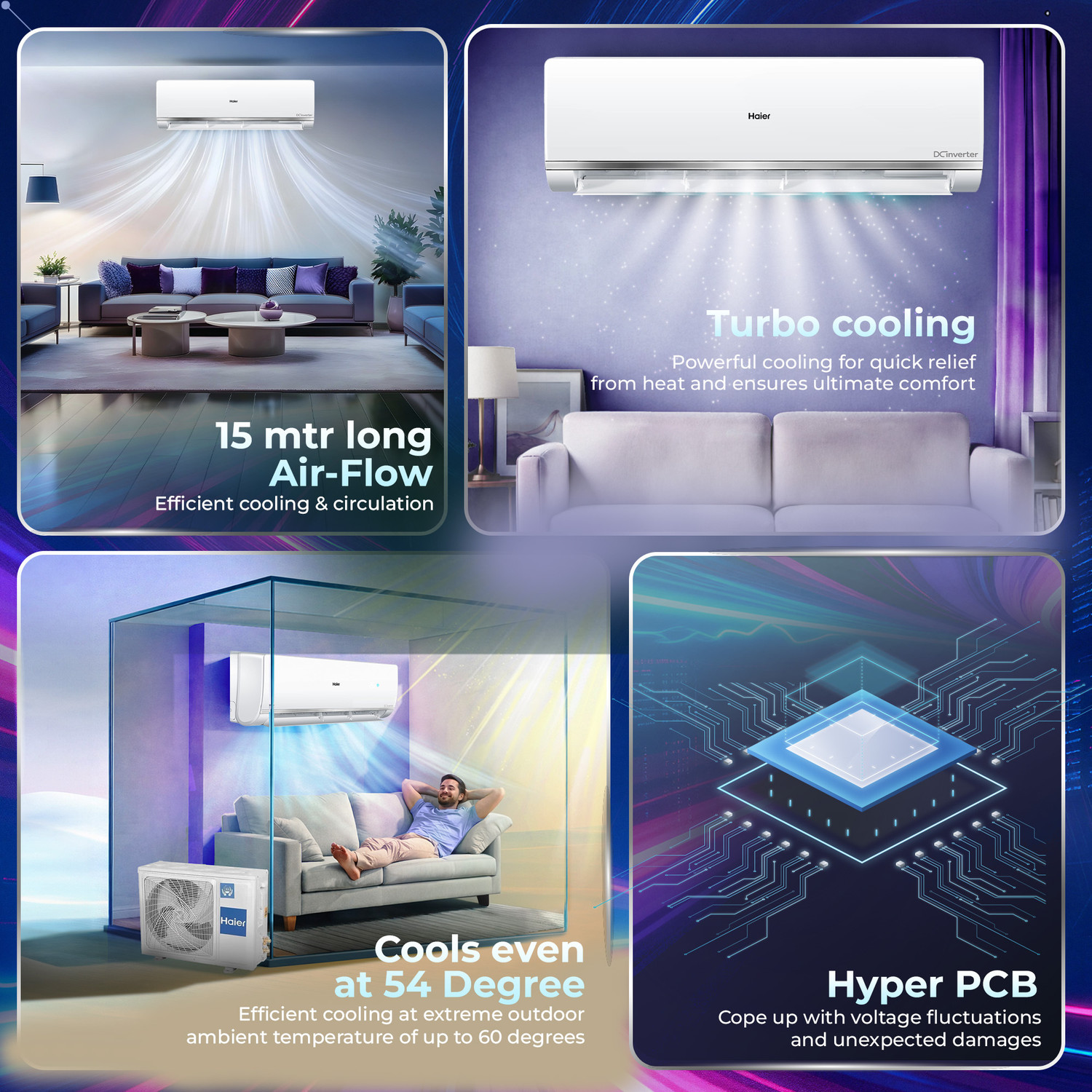 Image of Haier 2026 Model 1.2 Ton 3 Star Split Inverter AC