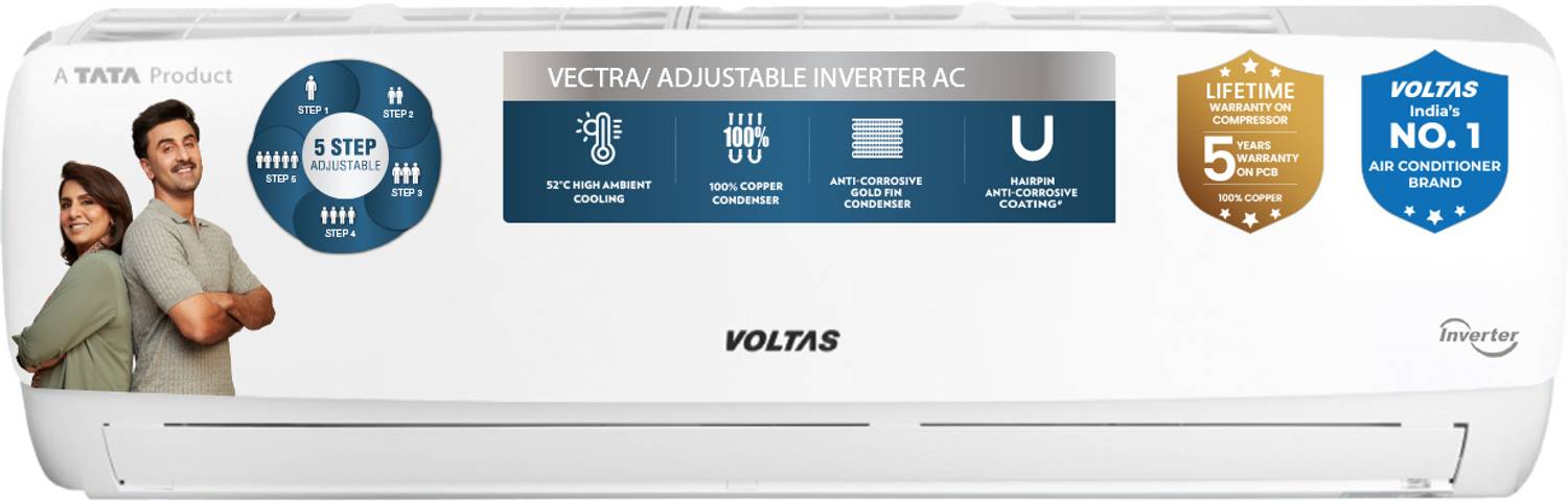 Voltas 2025 Model 1 Ton 3 Star Split Inverter AC (123INV VECTRA E