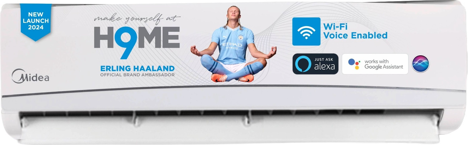 Image of Midea 2024 Model 1.5 Ton 5 Star Split Inverter with Wi-fi AI Gear,Filter with Auto Cleanser AC