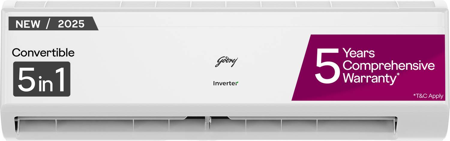 Flipkart.com | Buy Godrej 2025 Model 2 Ton 3 Star Split Inverter AI Powered, 5-In-1 Convertible, Heavy Duty Cooling At Extreme Temperature AC Online at best Prices In India