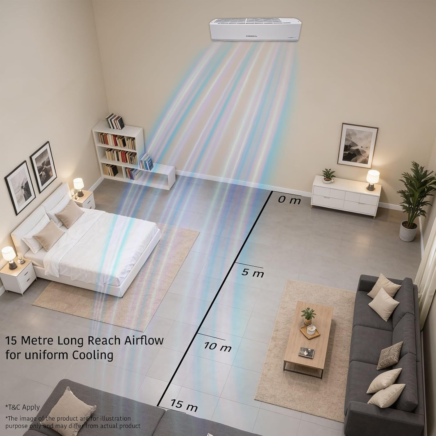 Image of O-General 2025 Model 1.5 Ton 5 Star Split Inverter AC