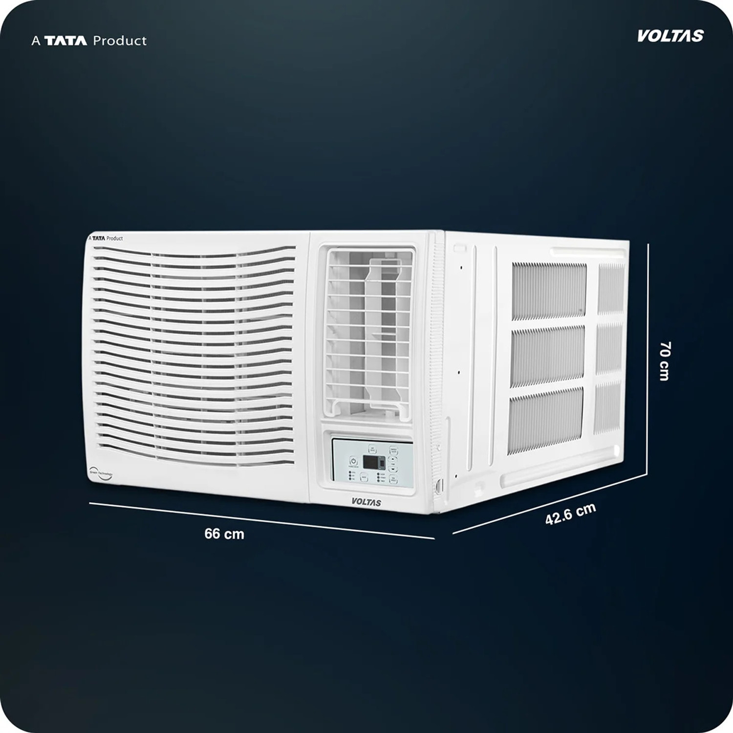 Image of Voltas 2026 Model 1.5 Ton 2 Star Window Fixed Speed AC