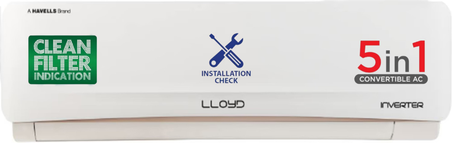 Image of Lloyd 2024 Model 1.5 Ton 5 Star Split Inverter with Wi-fi AC