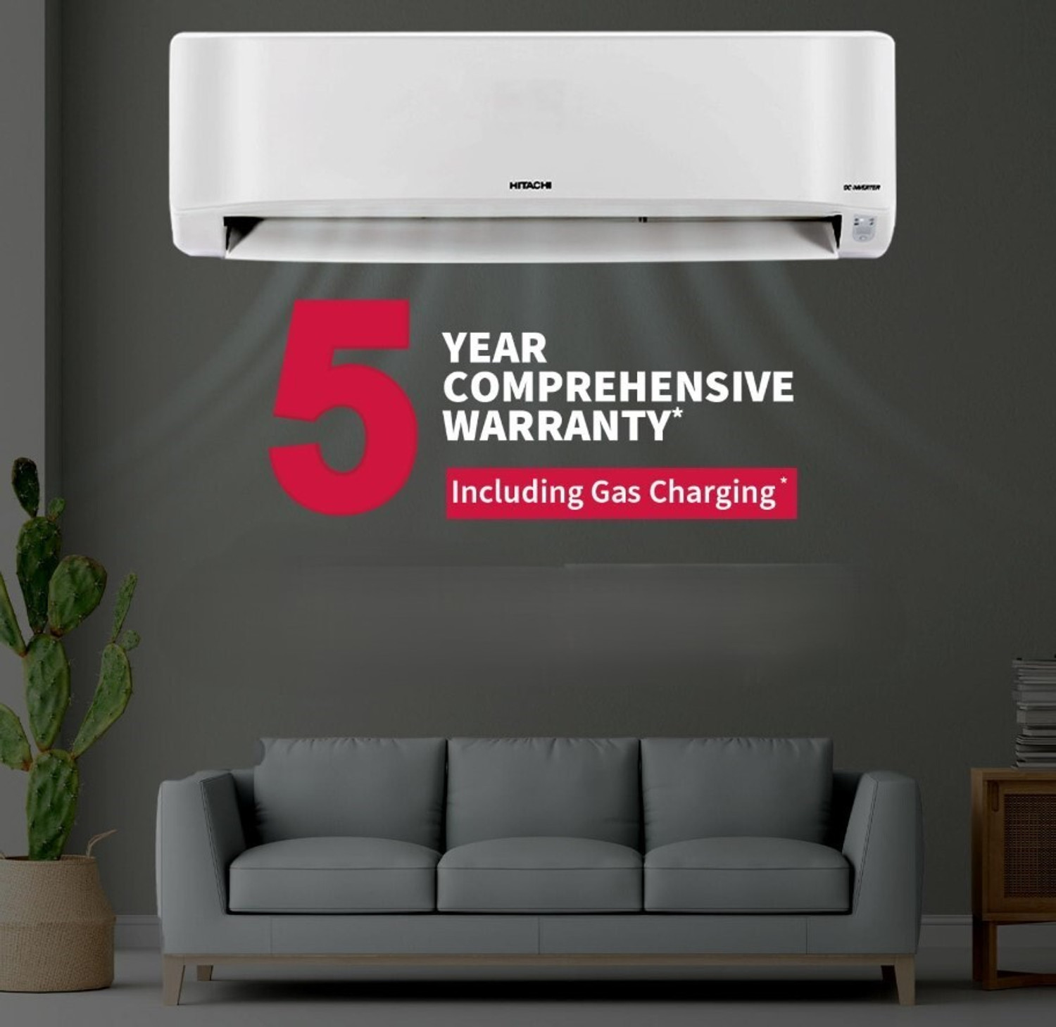 Image of Hitachi 2025 Model 2 Ton 3 Star Split Inverter AC