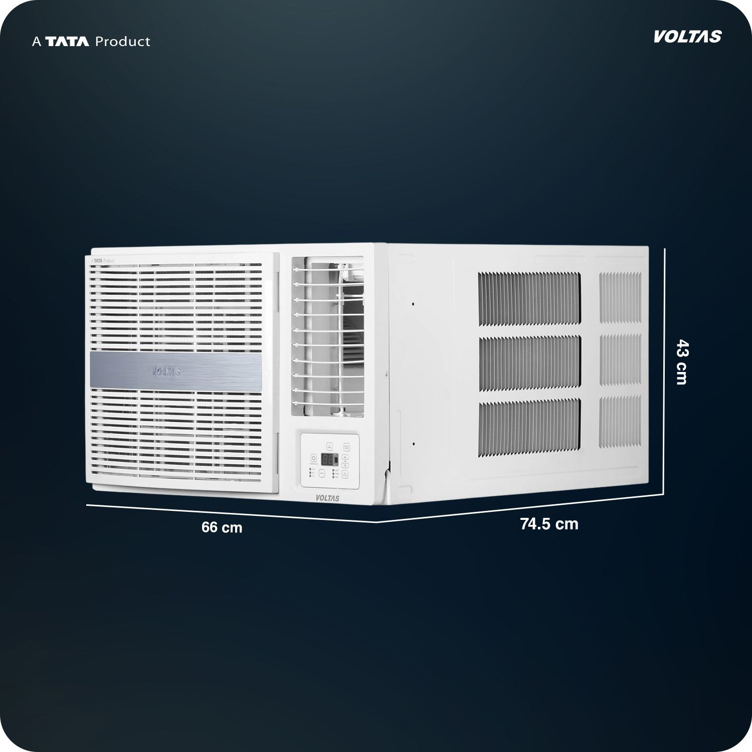 Image of Voltas 2026 Model 1.5 Ton 2 Star Window Fixed Speed AC