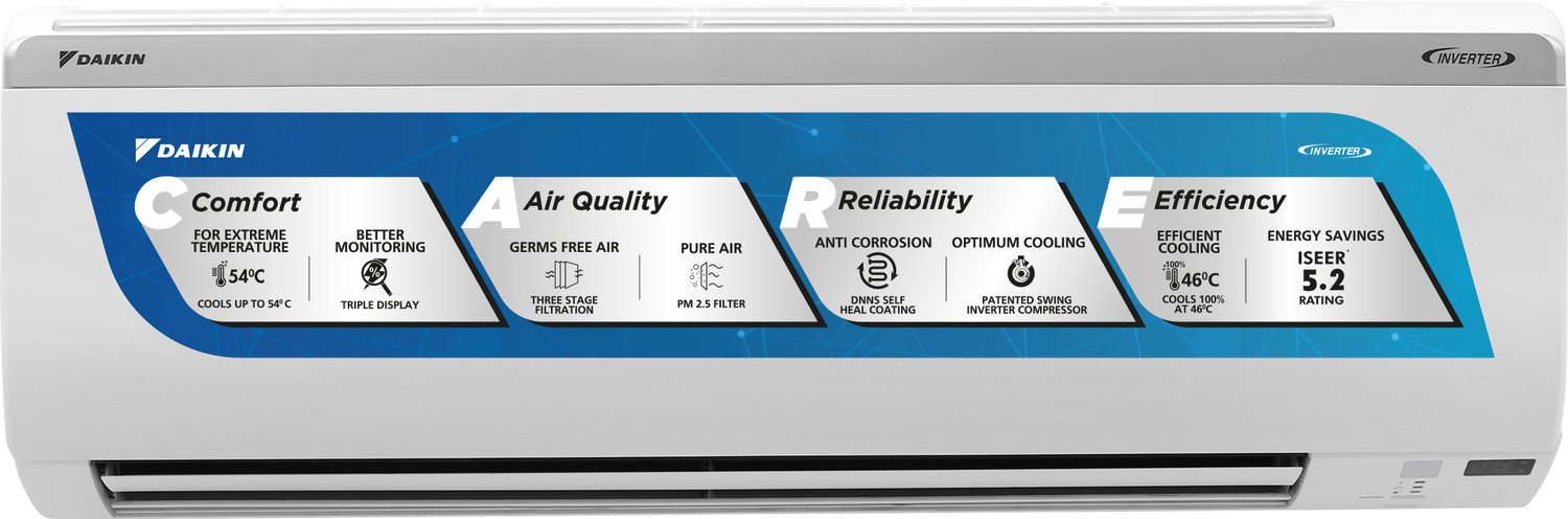 Image of Daikin 2025 Model 1.5 Ton 5 Star Split Inverter AC
