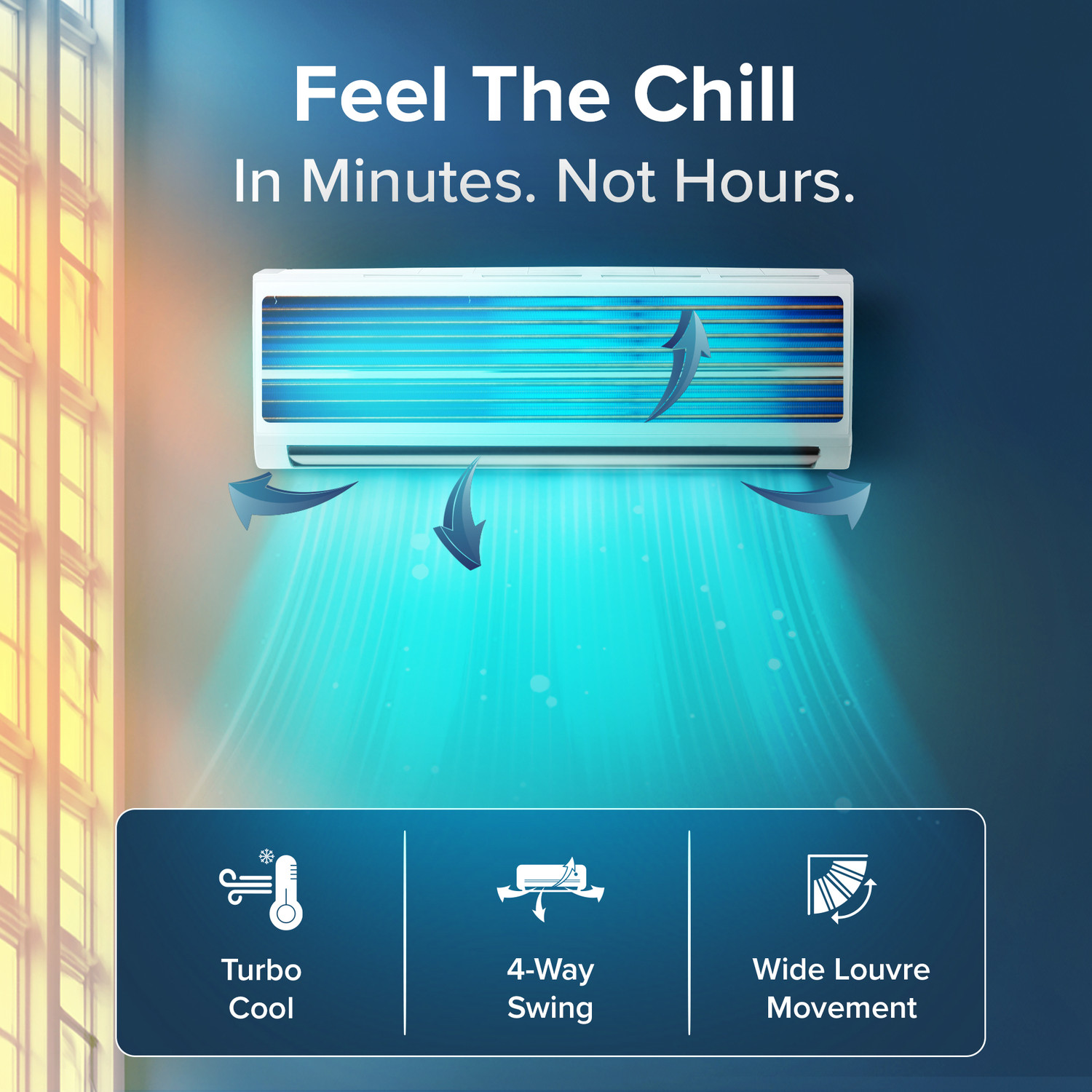 Image of Blue Star 2025 Model 1 Ton 3 Star Split Inverter AC