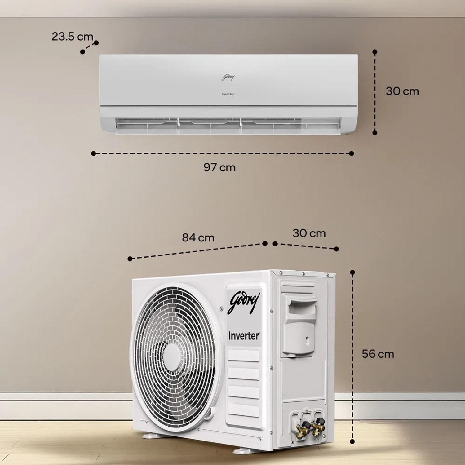 Image of Godrej 2025 Model 1.5 Ton 3 Star Split Inverter AC