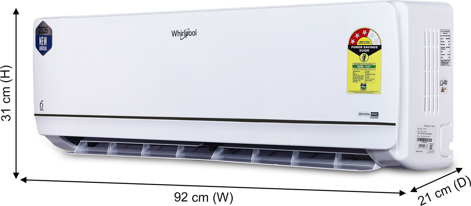 Image of Whirlpool 2026 Model 1.5 Ton 3 Star Split Inverter AC