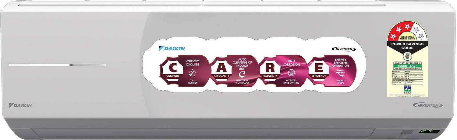 Daikin 2026 Model 1.5 Ton 3 Star Split Inverter AC