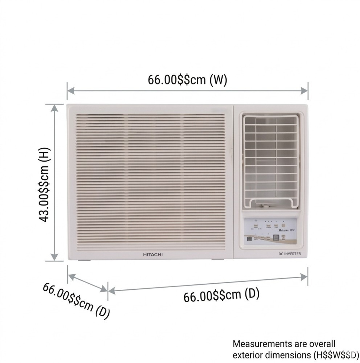 Image of Hitachi 2025 Model 1.5 Ton 3 Star Window Inverter AC