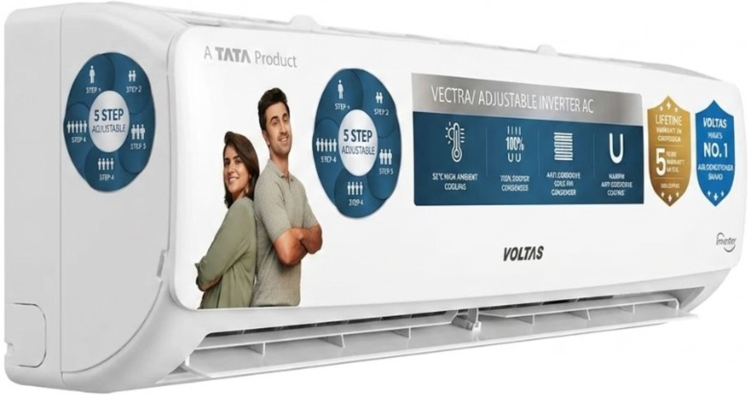 Image of Voltas 2026 Model 1.5 Tons 5 Star Split Inverter AC