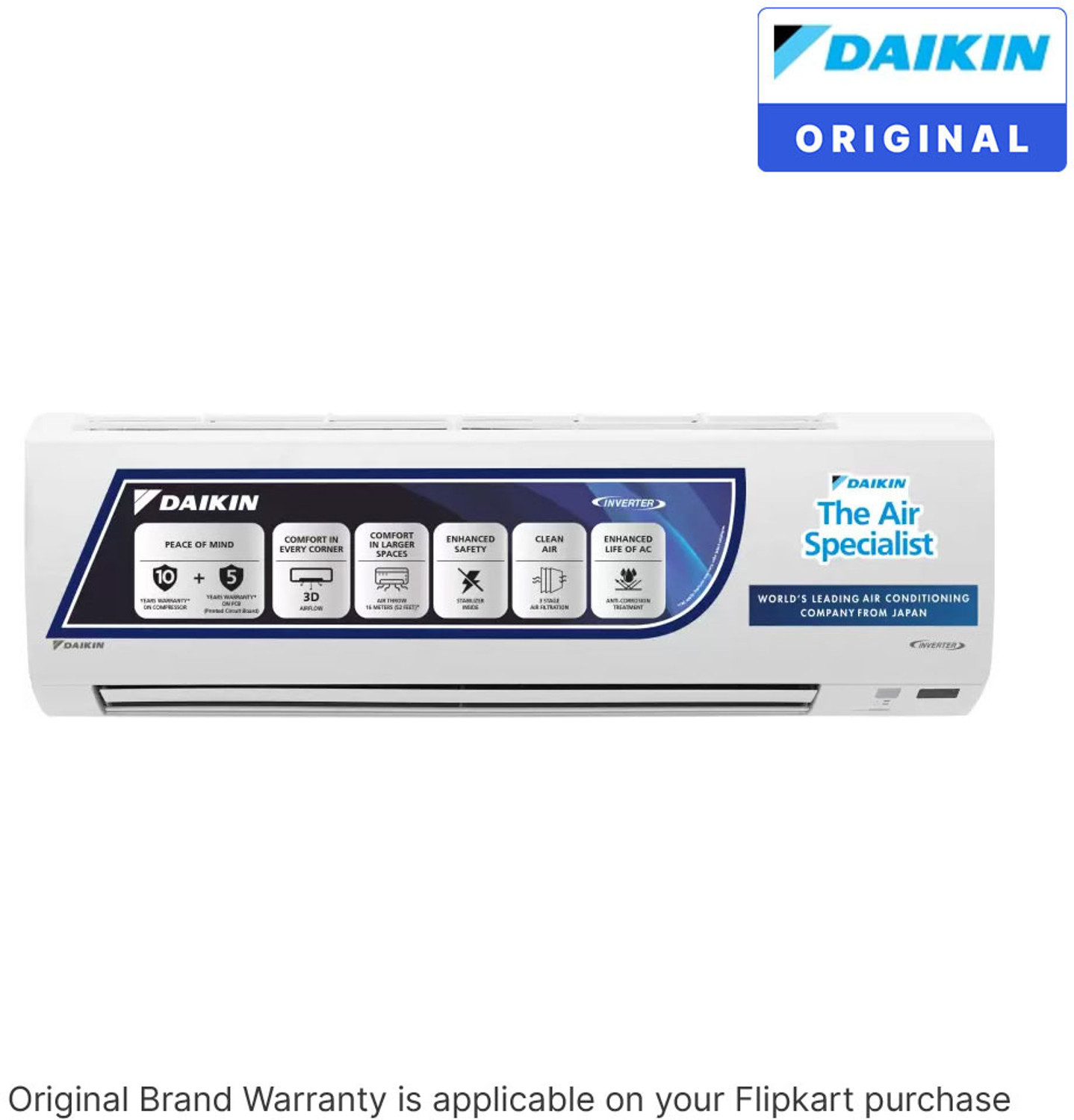 Image of Daikin 2023 Model 1.8 Ton 3 Star Split Inverter AC