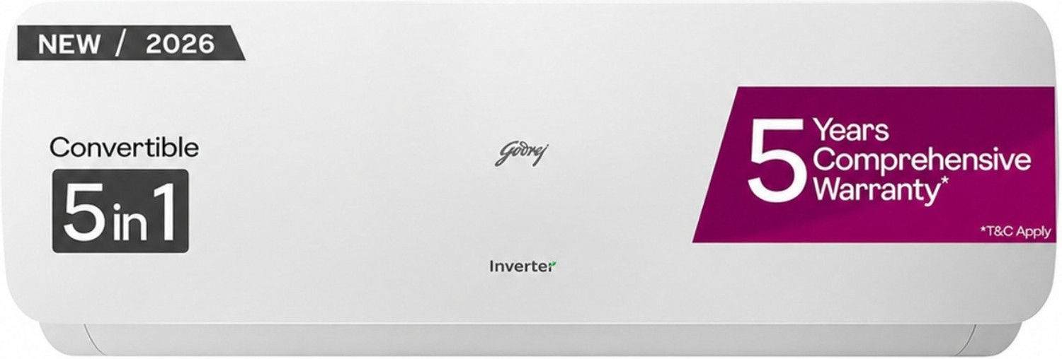 Image of Godrej 2026 Model 1.5 Ton 3 Star Split Inverter AC
