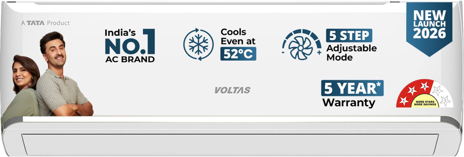 Voltas 2026 1.5 Ton 3 Star Split Inverter AC
