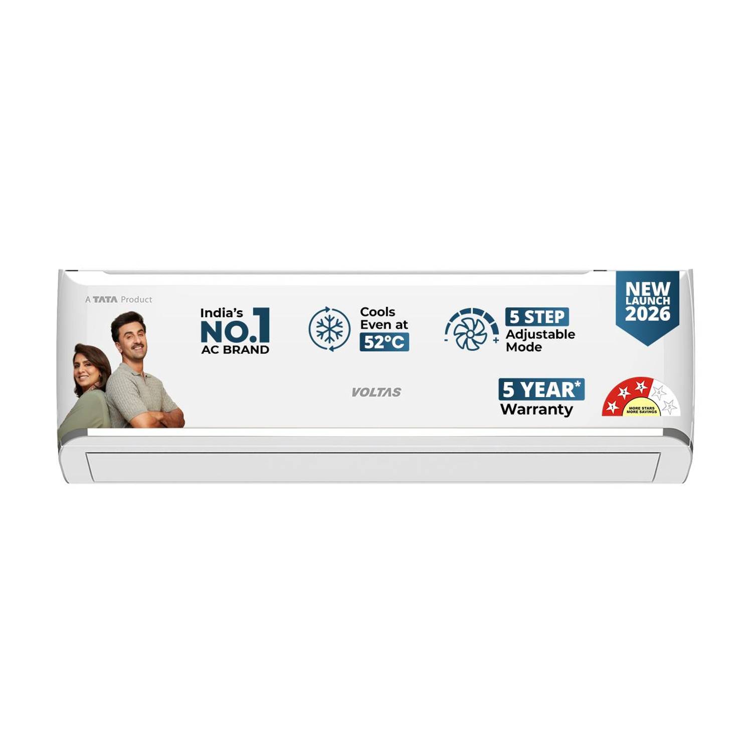 Voltas 2026 Model 1.5 Ton 3 Star Split Inverter AC price history chart and lowest price