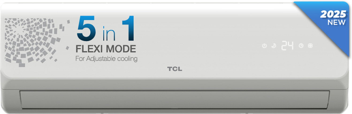 Image of TCL 2025 Model 2 Ton 3 Star Split Inverter 5 Step Convetible with Powerful Turbo cooling, Energy saving, Silent Operation AC