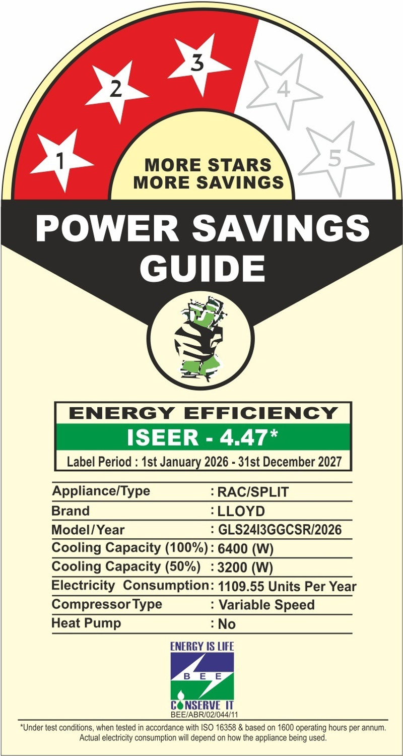 Image of Lloyd 2026 Model 2 Ton 3 Star Split Inverter AC