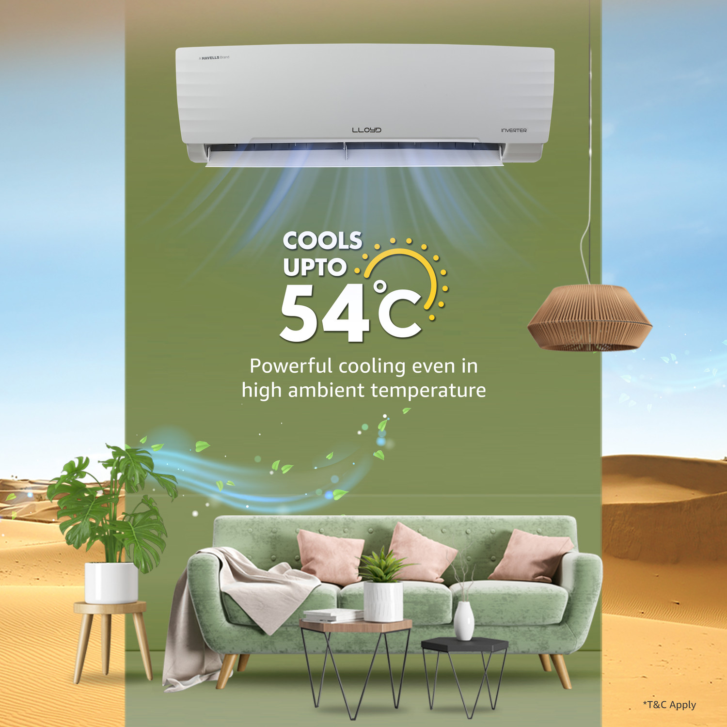Image of Lloyd 2026 Model 1 Ton 5 Star Split Inverter AC