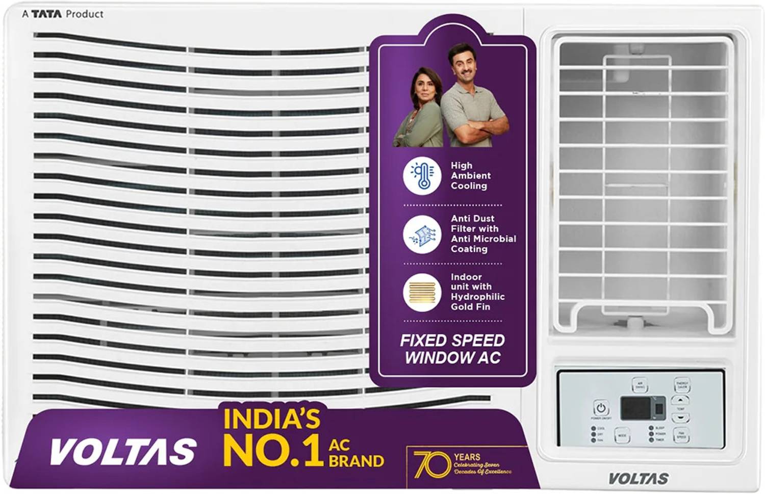 Voltas 2026 Model 1.5 Ton 2 Star Window Fixed Speed AC (182FS PRI