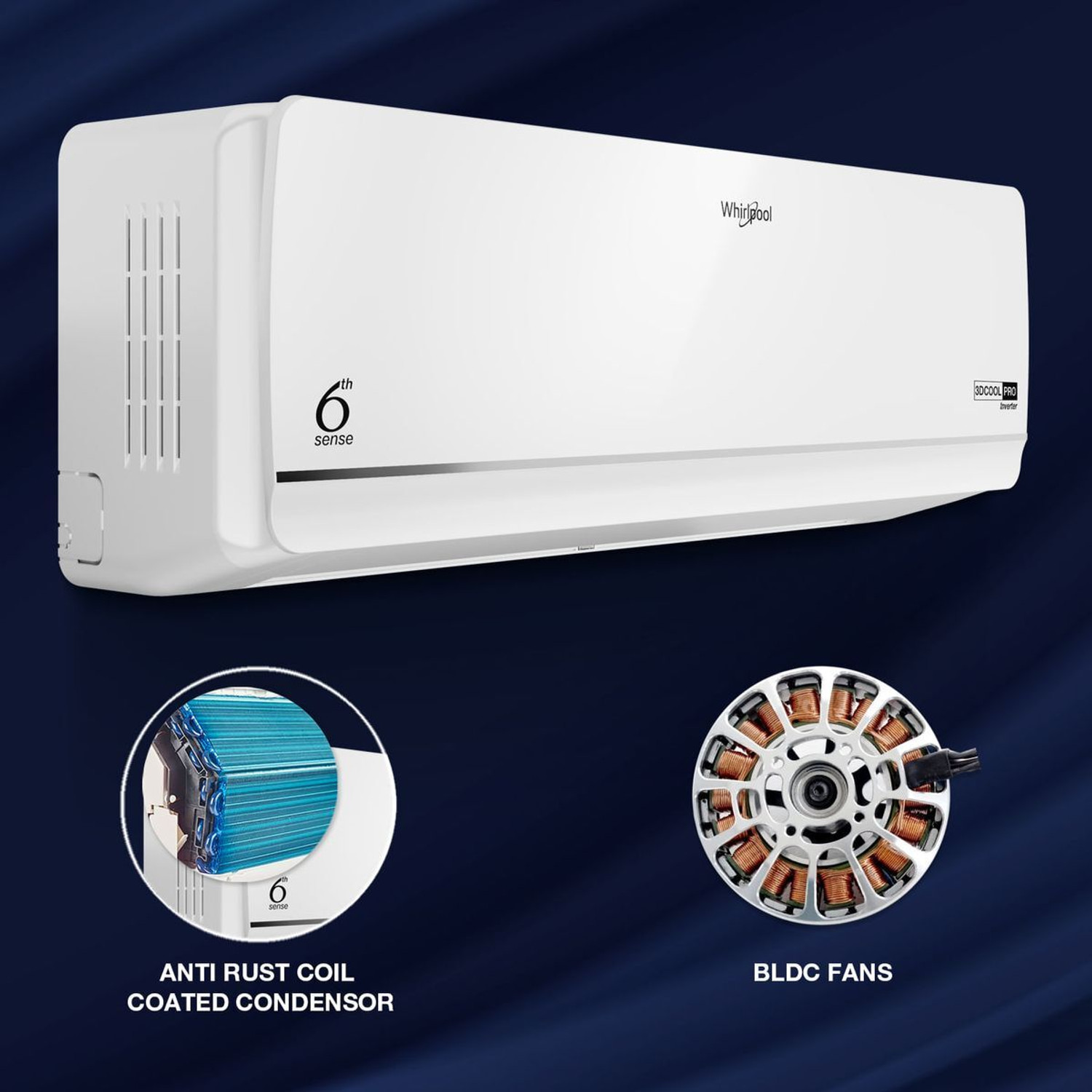 Image of Whirlpool 2026 Model 1.5 Ton 3 Star Split Inverter AC