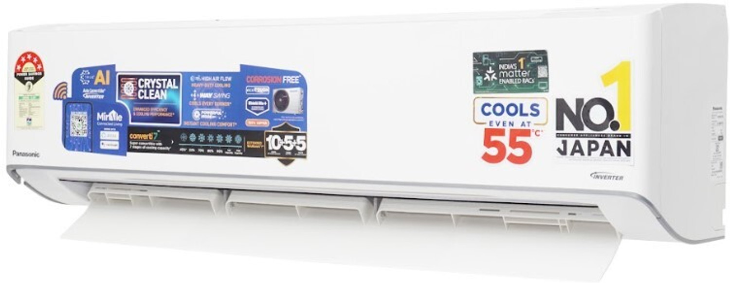 Image of Panasonic 2025 Model 2 Ton 5 Star Split Inverter with Wi-fi AC