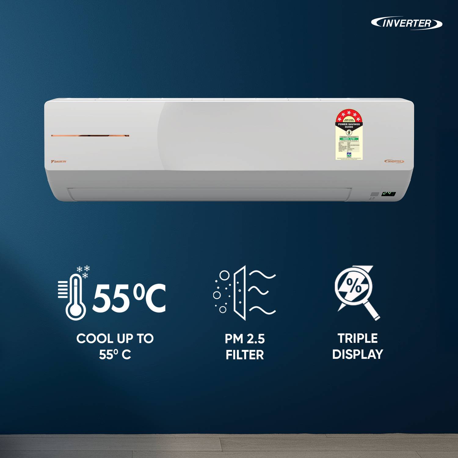 Daikin 2026 1.5 Ton 5 Star Split Inverter AC - Image 4