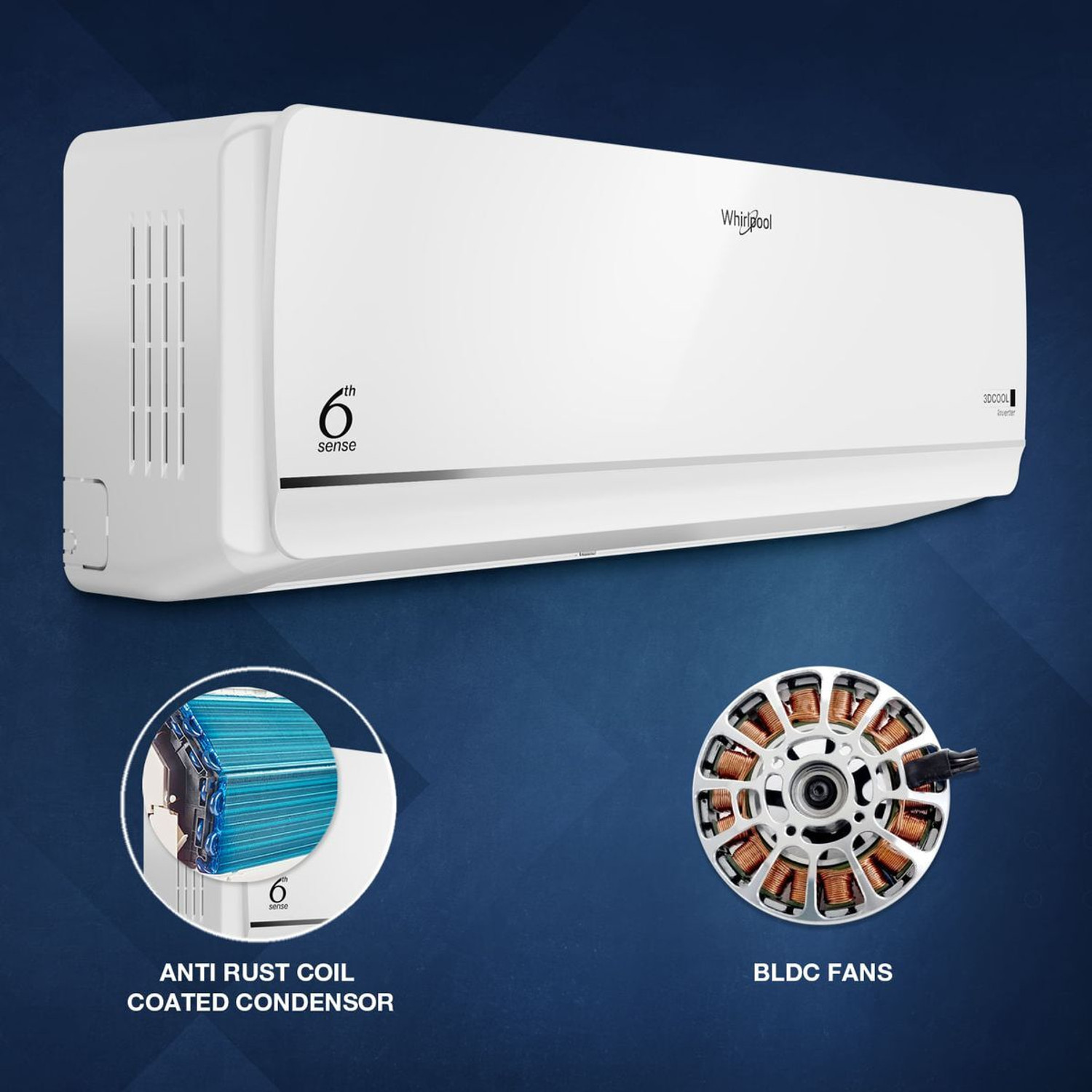 Image of Whirlpool 2026 Model 1 Ton 3 Star Split Inverter AC