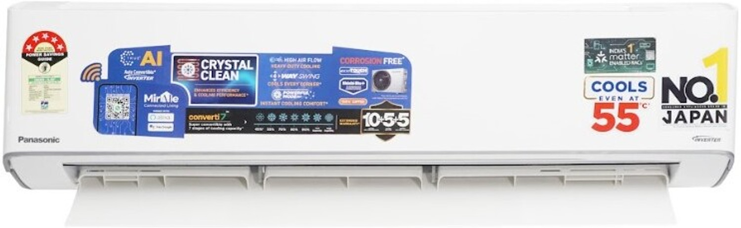 Image of Panasonic 2025 Model 2 Ton 5 Star Split Inverter with Wi-fi AC
