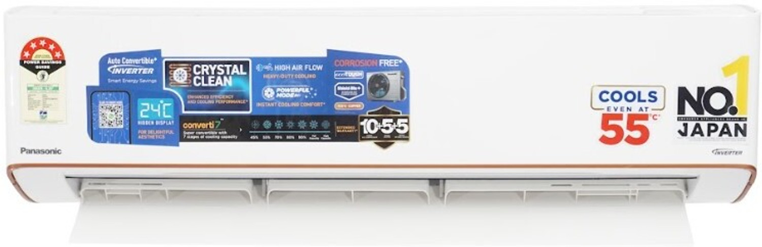 Image of Panasonic 2025 Model 2 Ton 5 Star Split Inverter AC