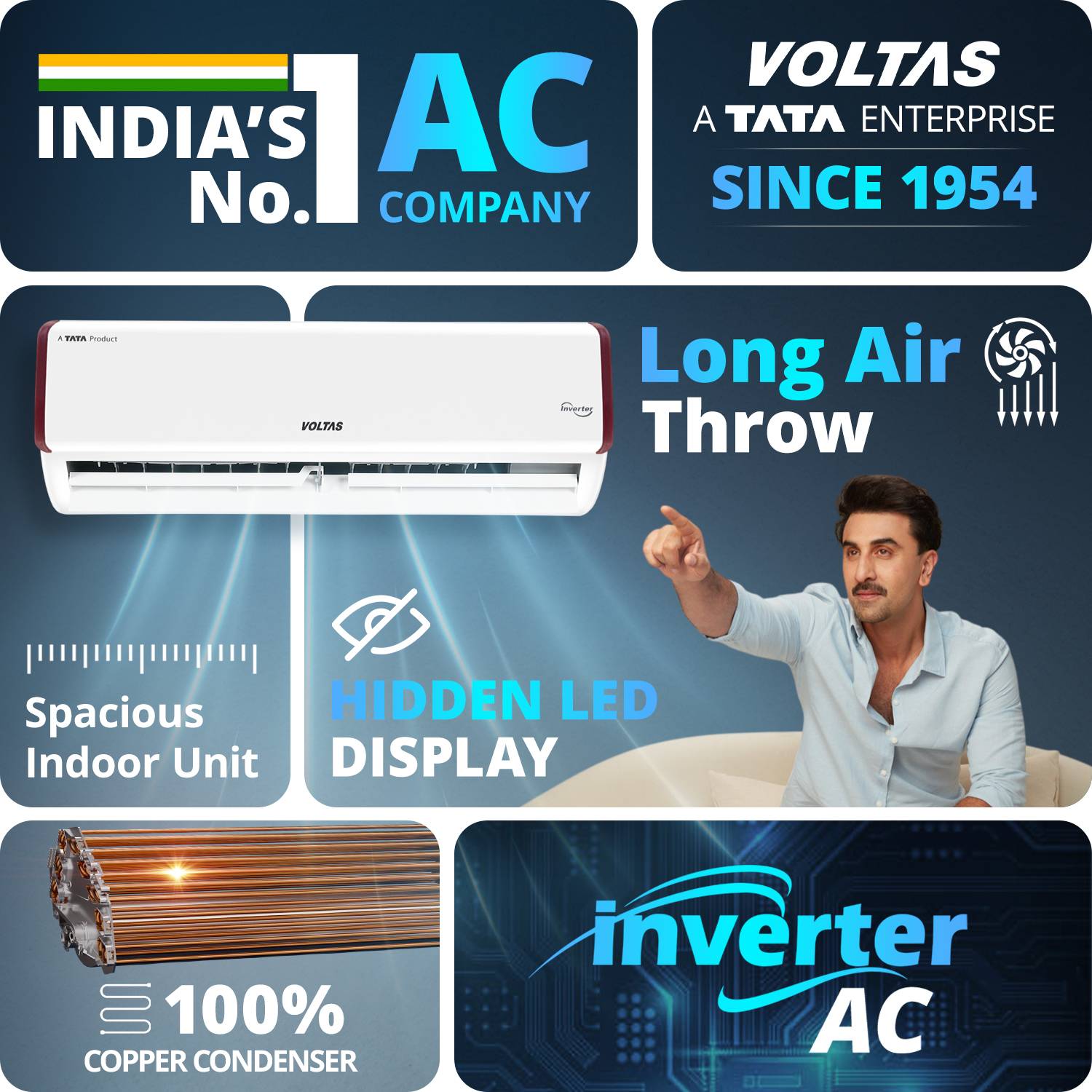 Voltas 2026 1.5 Ton 5 Star Split Inverter AC - Image 5