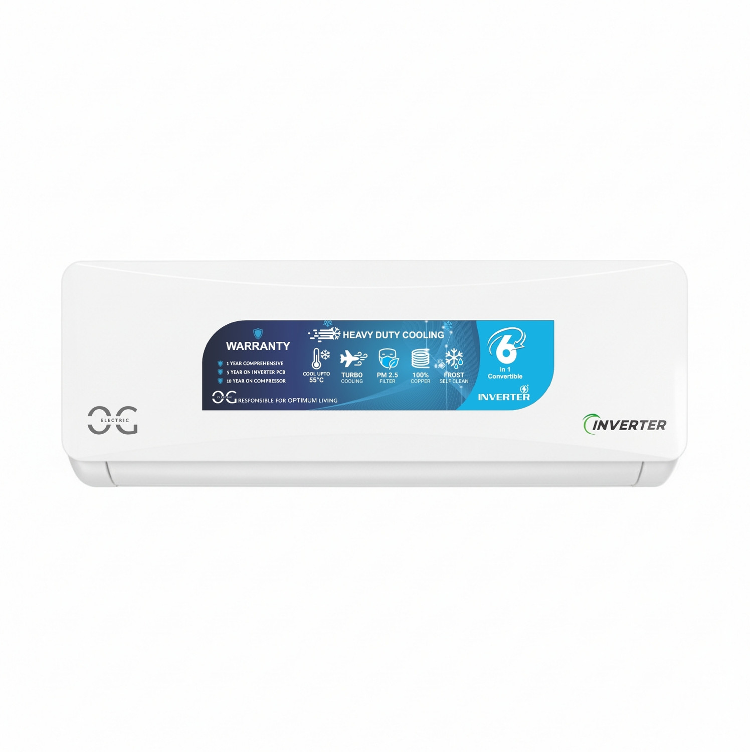 Image of OG Electric 2026 Model 1 Ton 3 Star Split Smart Inverter AC