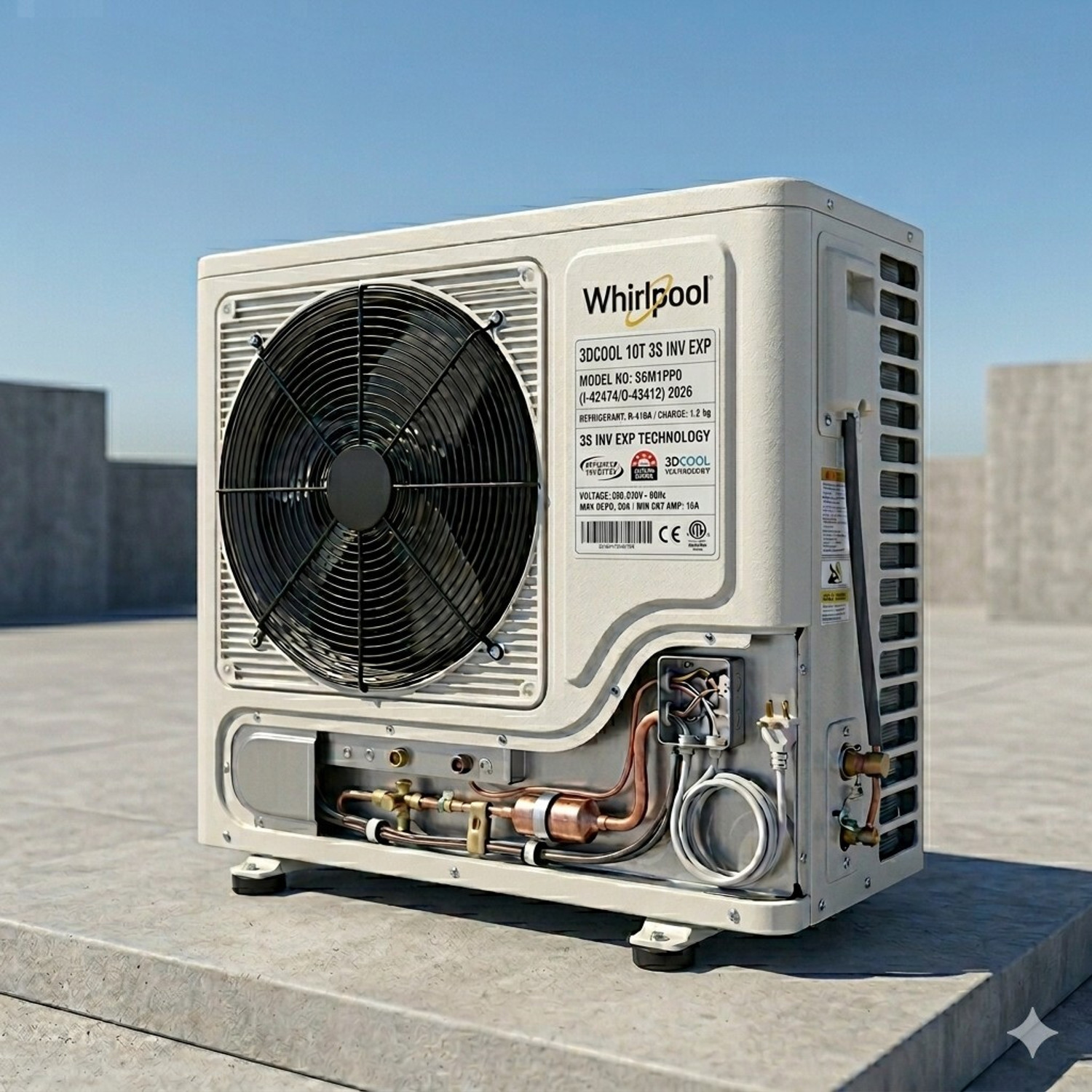 Image of Whirlpool 2026 Model 1.5 Ton 3 Star Split Inverter AC