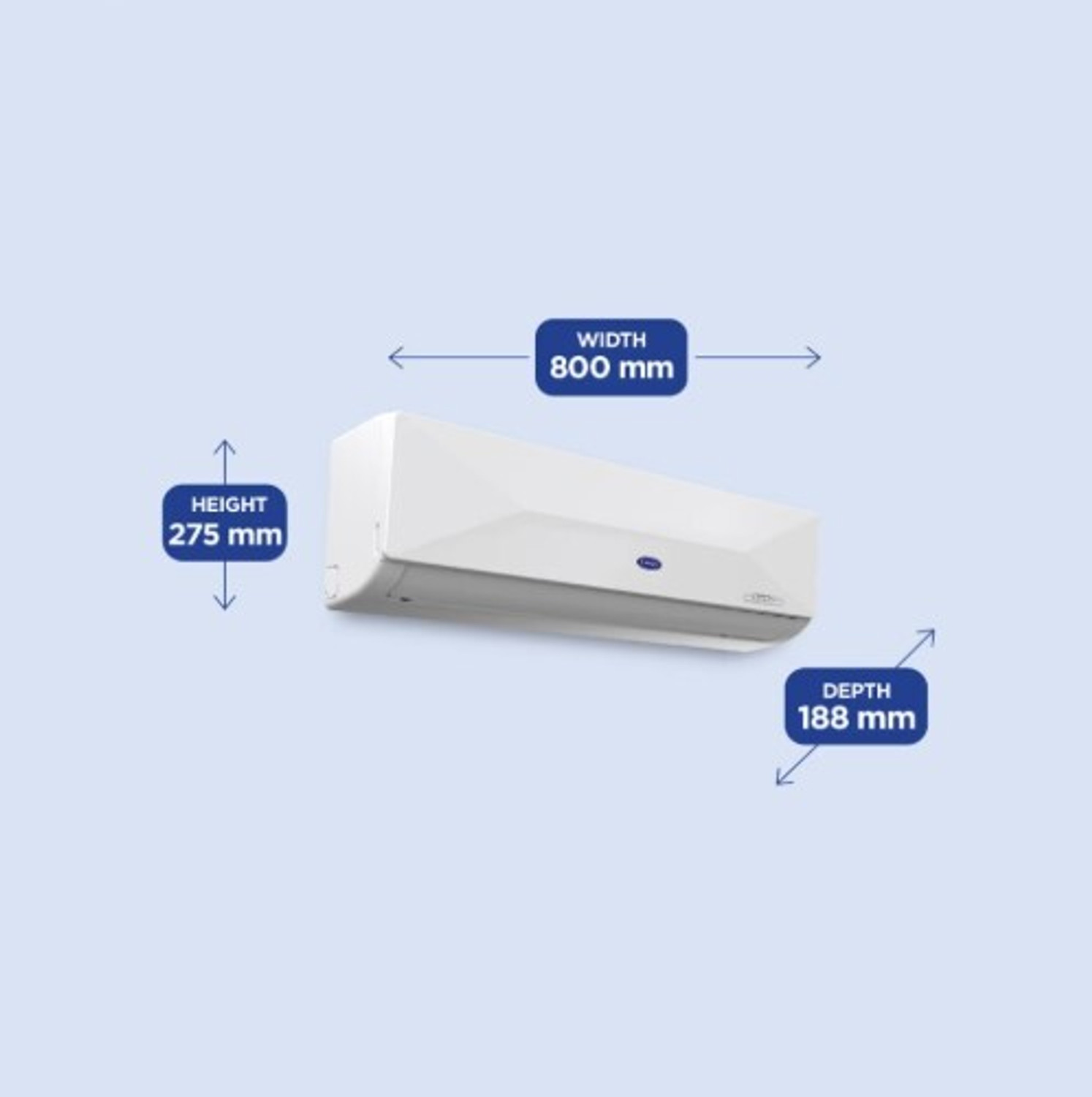 Image of CARRIER 2025 Model 1 Ton 3 Star Split Inverter with Wi-fi AC
